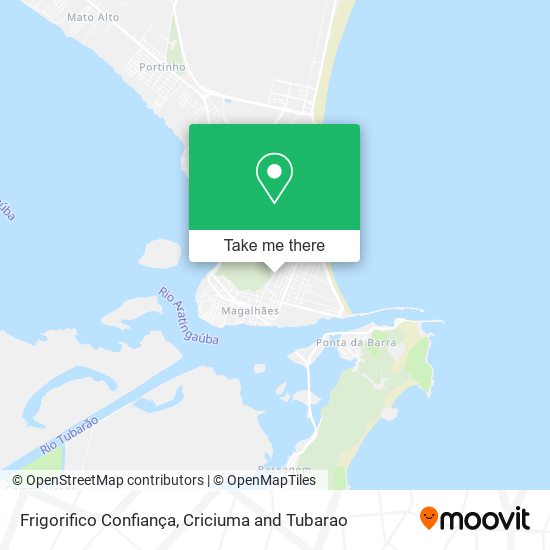 Frigorifico Confiança map
