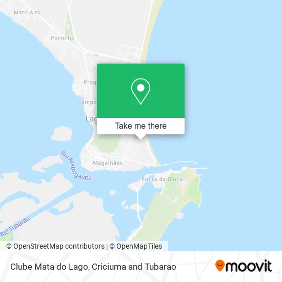 Clube Mata do Lago map