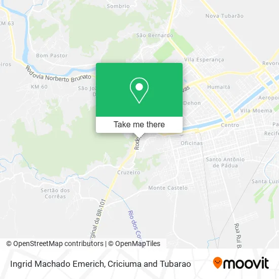 Ingrid Machado Emerich map