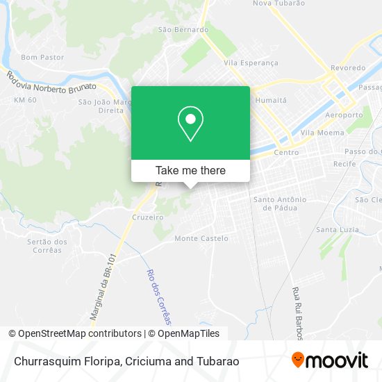 Churrasquim Floripa map