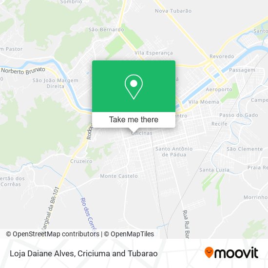 Mapa Loja Daiane Alves