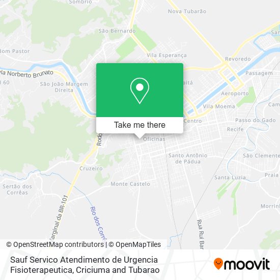 Sauf Servico Atendimento de Urgencia Fisioterapeutica map