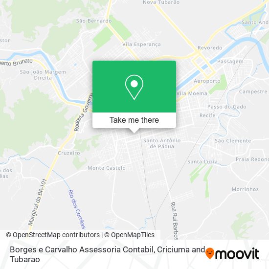 Borges e Carvalho Assessoria Contabil map