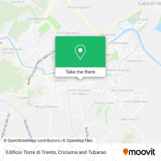 Edificio Torre di Trento map