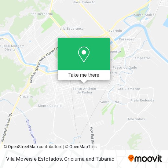 Vila Moveis e Estofados map