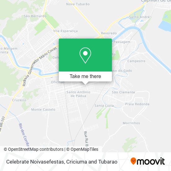Celebrate Noivasefestas map