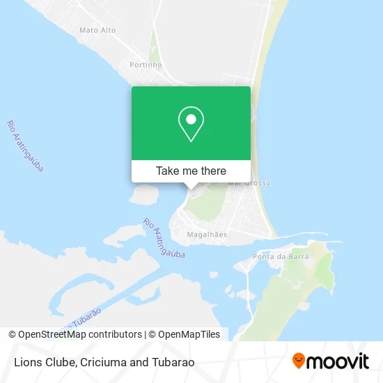 Mapa Lions Clube
