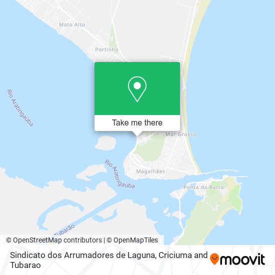 Sindicato dos Arrumadores de Laguna map