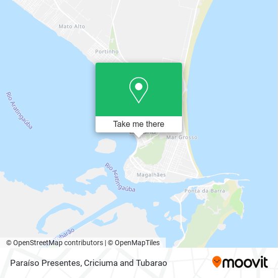 Paraíso Presentes map