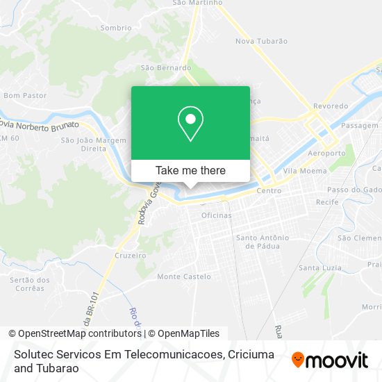 Mapa Solutec Servicos Em Telecomunicacoes