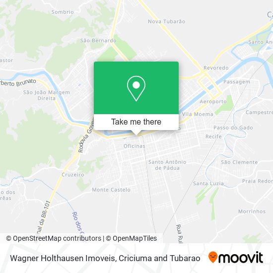 Wagner Holthausen Imoveis map