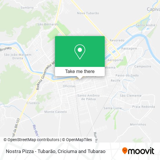 Nostra Pizza - Tubarão map