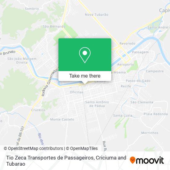 Tio Zeca Transportes de Passageiros map