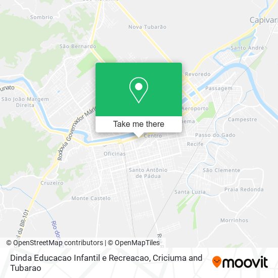 Dinda Educacao Infantil e Recreacao map