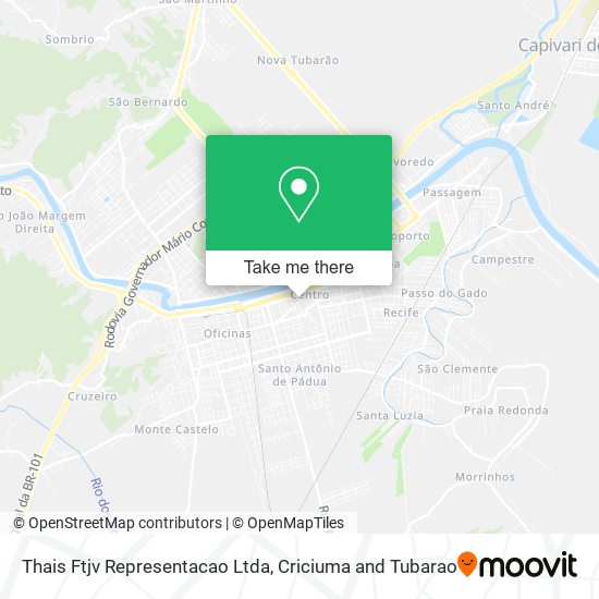 Thais Ftjv Representacao Ltda map