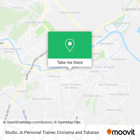 Studio Js Personal Trainer map