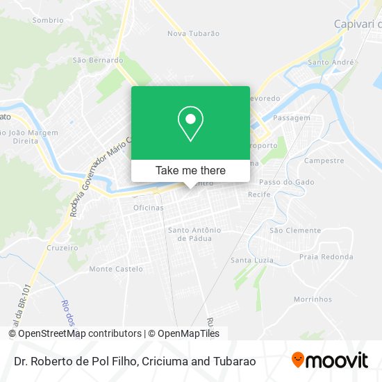 Dr. Roberto de Pol Filho map