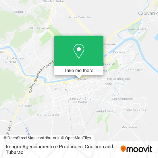 Imagm Agenciamento e Producoes map