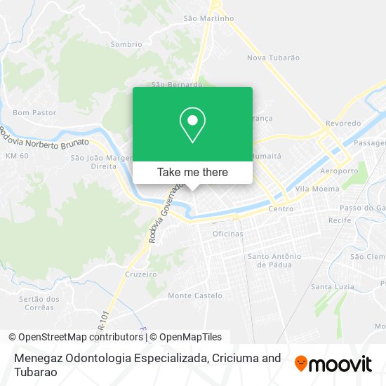 Menegaz Odontologia Especializada map