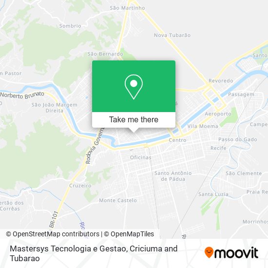 Mastersys Tecnologia e Gestao map