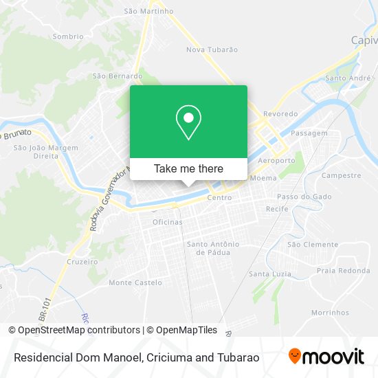 Mapa Residencial Dom Manoel