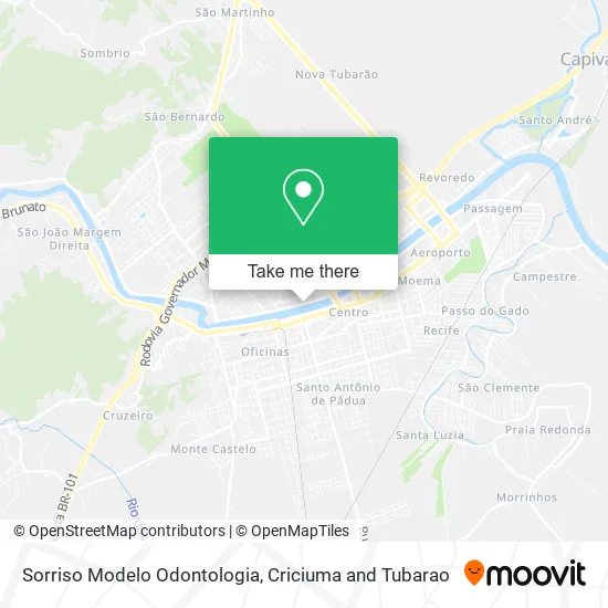 Sorriso Modelo Odontologia map