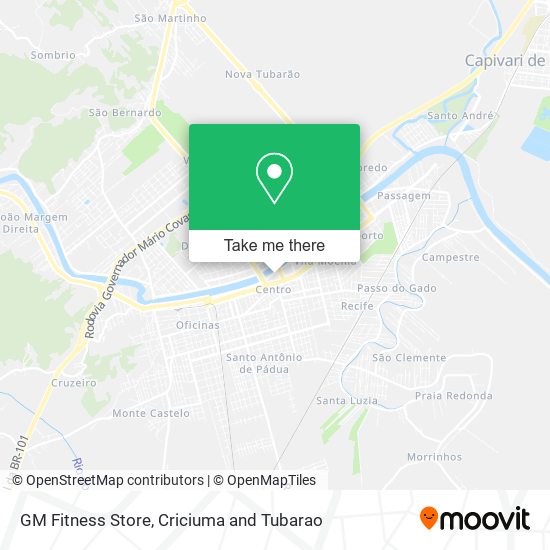 GM Fitness Store map