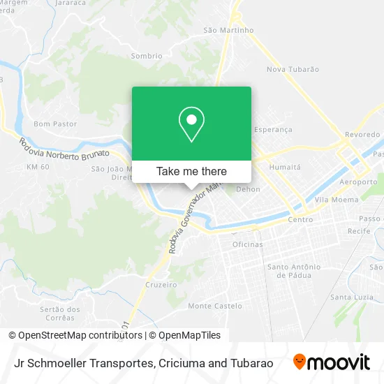 Jr Schmoeller Transportes map