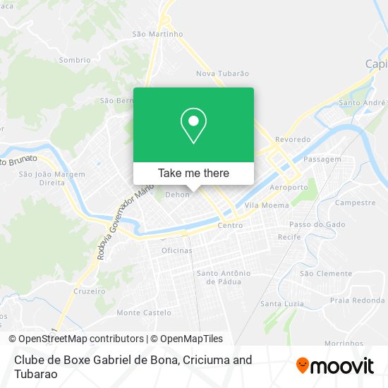 Clube de Boxe Gabriel de Bona map