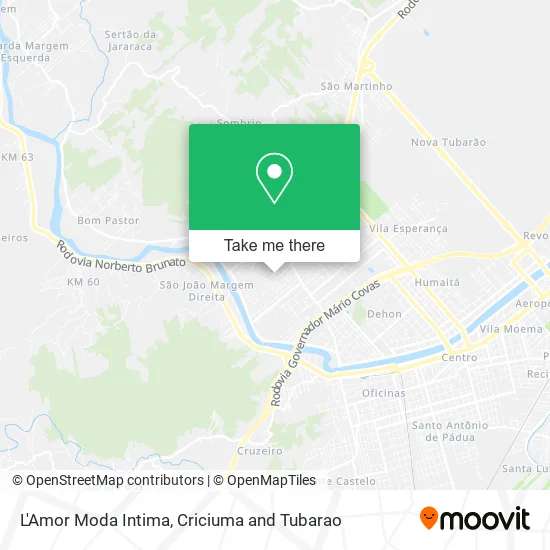 L'Amor Moda Intima map
