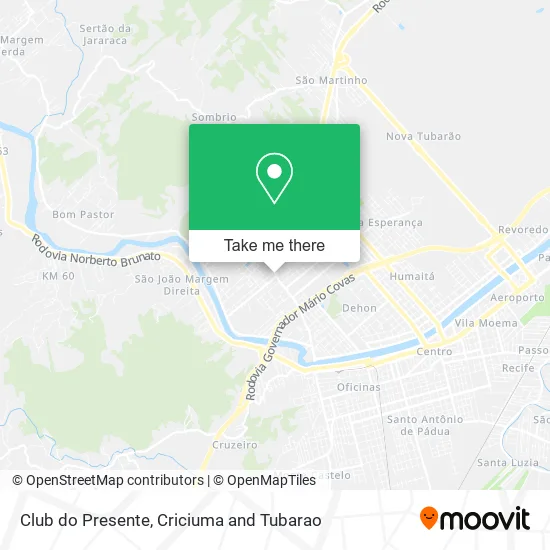Club do Presente map
