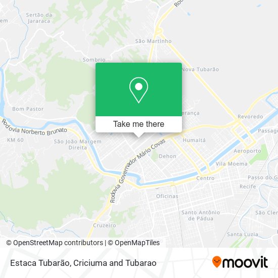 Estaca Tubarão map