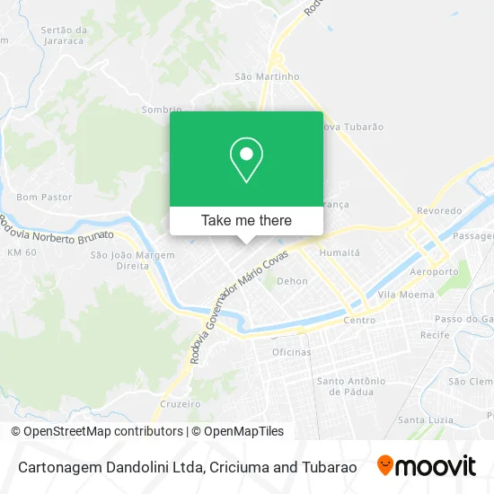Cartonagem Dandolini Ltda map