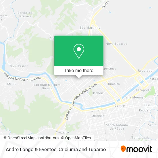 Andre Longo & Eventos map