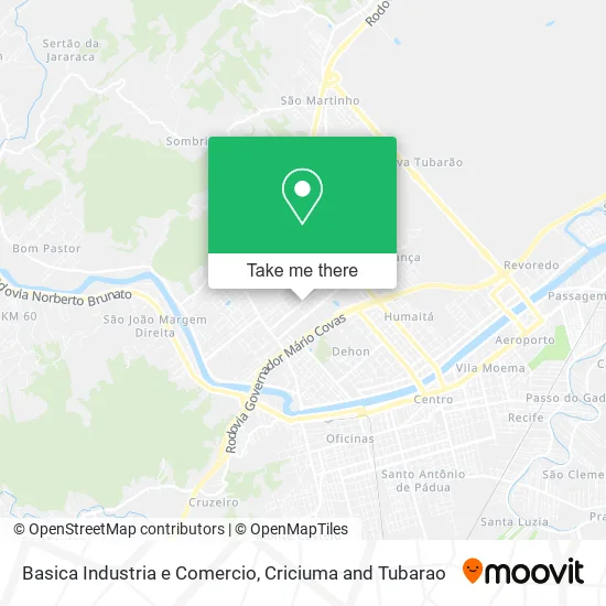 Basica Industria e Comercio map