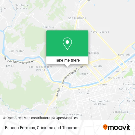 Espaco Formica map