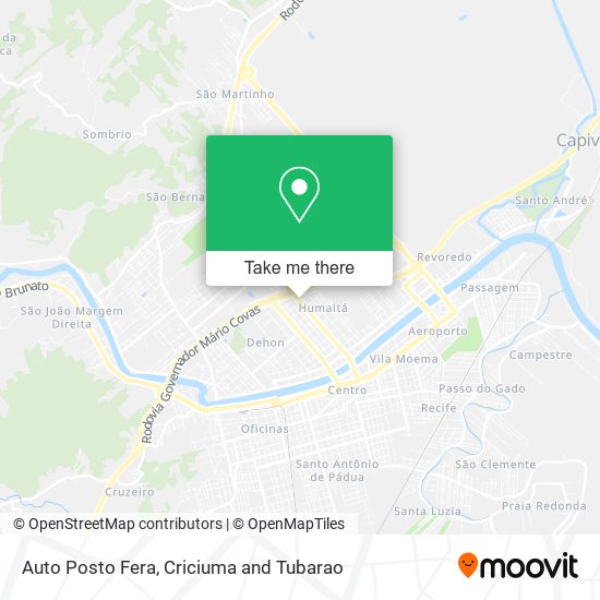 Auto Posto Fera map