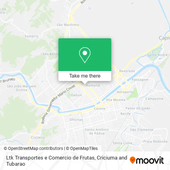 Ltk Transportes e Comercio de Frutas map