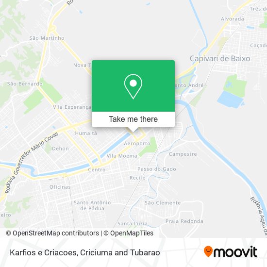 Karfios e Criacoes map