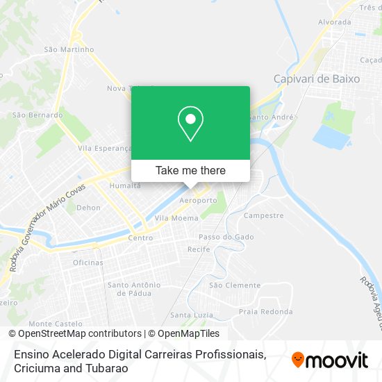 Mapa Ensino Acelerado Digital Carreiras Profissionais