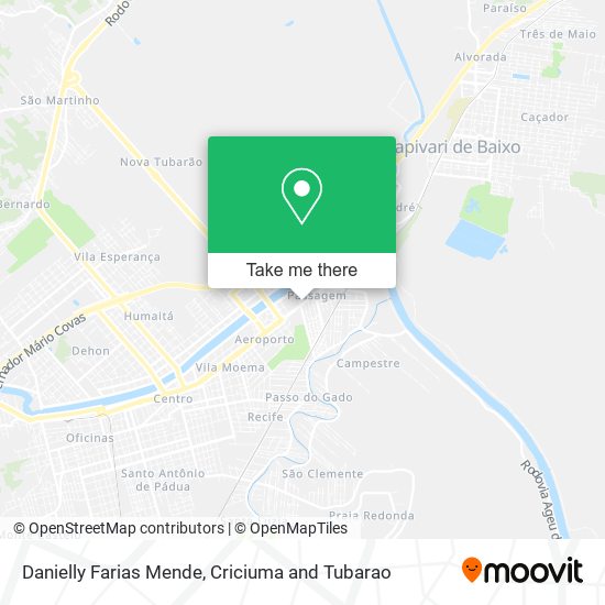 Danielly Farias Mende map