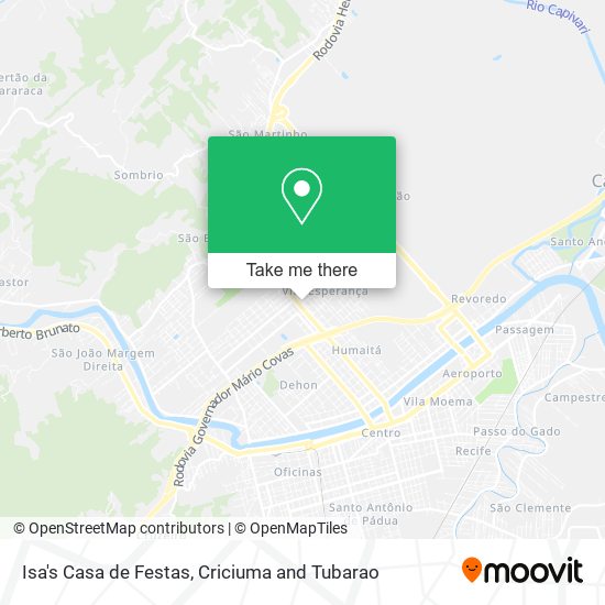 Isa's Casa de Festas map