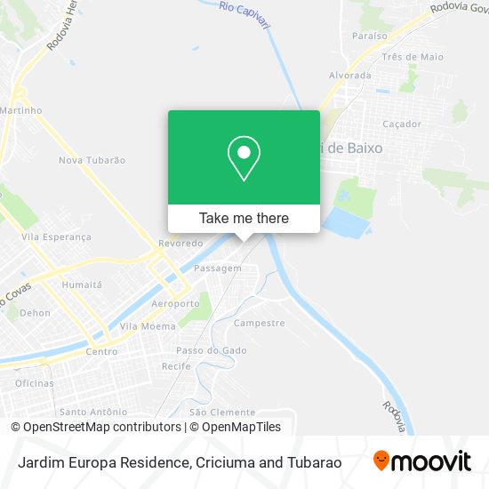 Mapa Jardim Europa Residence