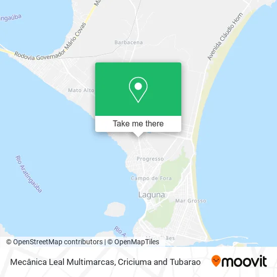Mecânica Leal Multimarcas map