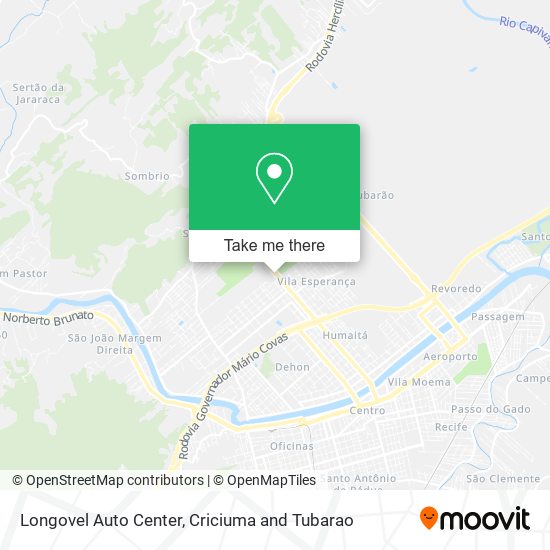 Mapa Longovel Auto Center