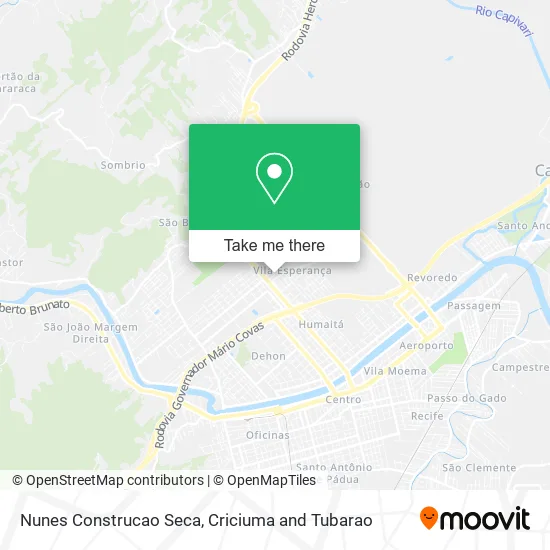 Nunes Construcao Seca map