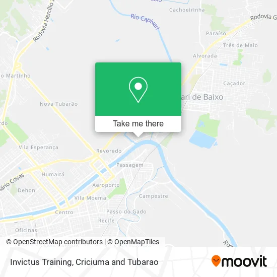 Invictus Training map