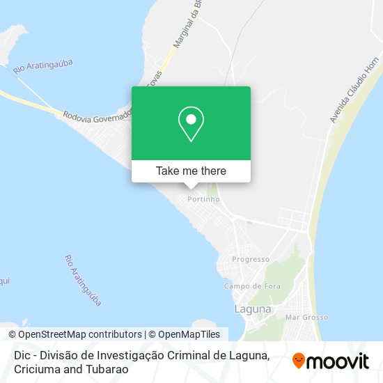 Mapa Dic - Divisão de Investigação Criminal de Laguna