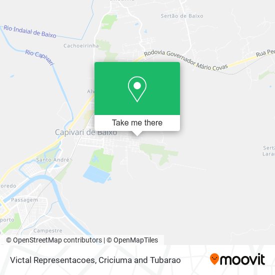 Victal Representacoes map