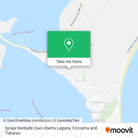 Mapa Igreja Verdade Que Liberta Laguna